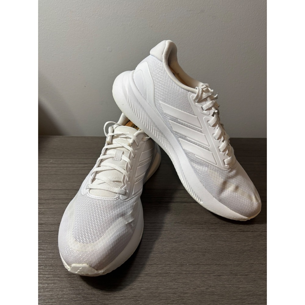 Adidas Runfalcon 5 Ortholite Cloudform White Teenis Shoes‎ Size 9.5 Mens